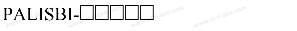PALISBI字体转换
