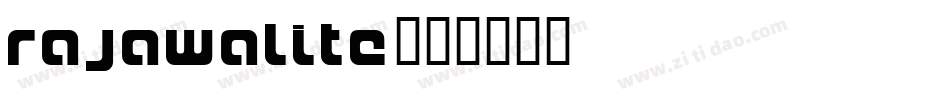 Rajawalite字体转换
