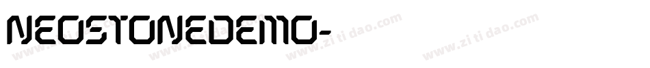 NeoStoneDemo字体转换