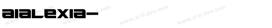 AIAlexia字体转换