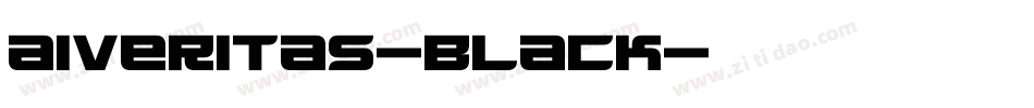 AIVeritas-Black字体转换