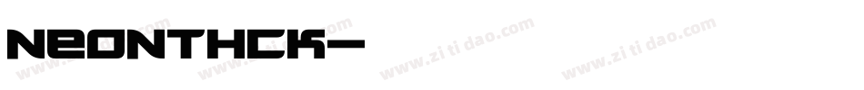 NEONTHCK字体转换