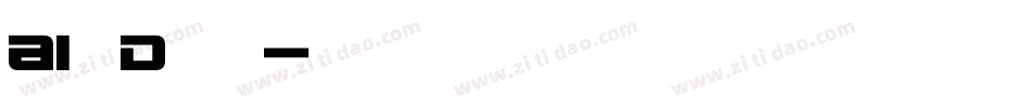 ai做d字库字体转换