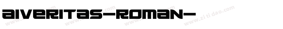 AIVeritas-Roman字体转换