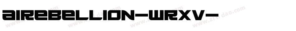 AiRebellion-WRXv字体转换