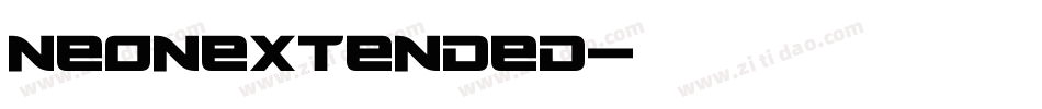 NeonExtended字体转换