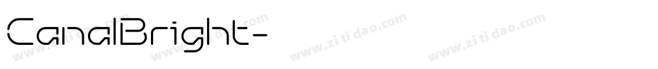 CanalBright字体转换