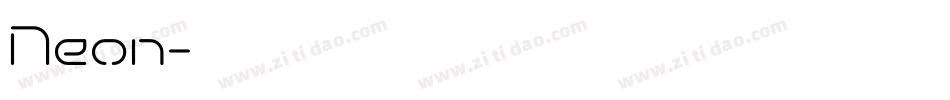 Neon字体转换
