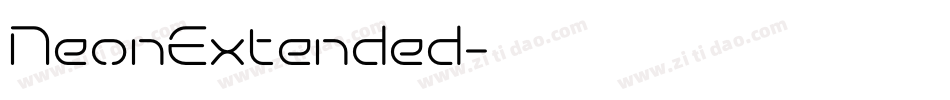 NeonExtended字体转换