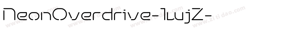 NeonOverdrive-1wjZ字体转换