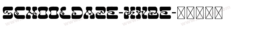 SchoolDaze-KnBe字体转换