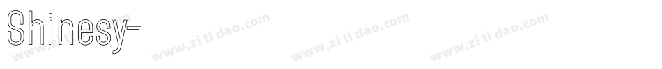 Shinesy字体转换