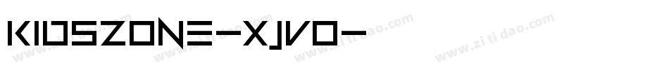 KidsZone-Xjvo字体转换