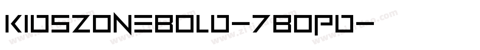 KidsZoneBold-7BOpD字体转换