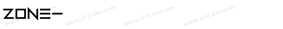 ZONE字体转换