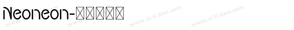 Neoneon字体转换