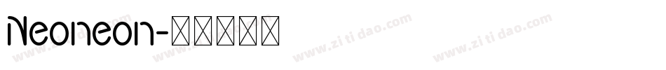 Neoneon字体转换