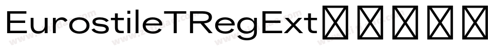 EurostileTRegExt字体转换