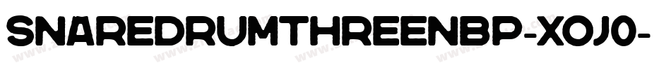 SnaredrumThreeNbp-xOj0字体转换