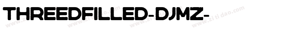 ThreedFilled-dJMZ字体转换