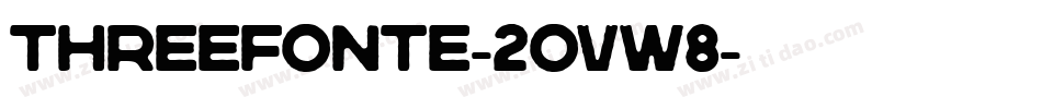 Threefonte-2Ovw8字体转换