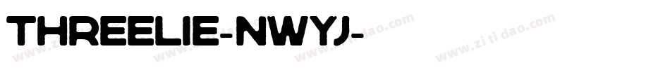 Threelie-nwyJ字体转换