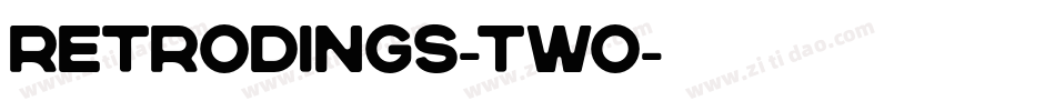 Retrodings-Two字体转换
