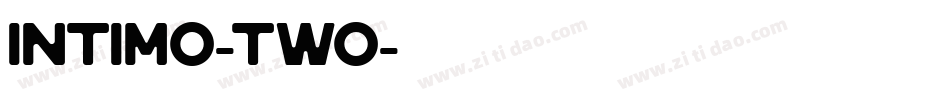 Intimo-Two字体转换