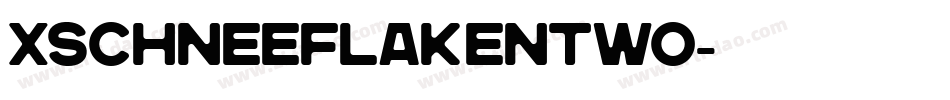 XSchneeFlakenTwo字体转换