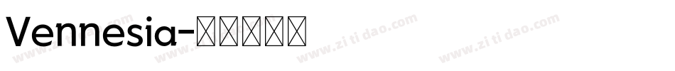 Vennesia字体转换