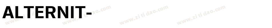 ALTERNIT字体转换