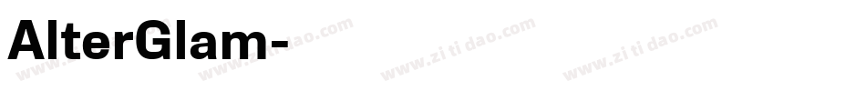 AlterGlam字体转换
