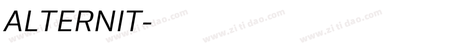 ALTERNIT字体转换