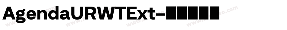 AgendaURWTExt字体转换