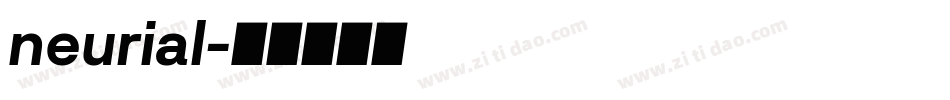 neurial字体转换
