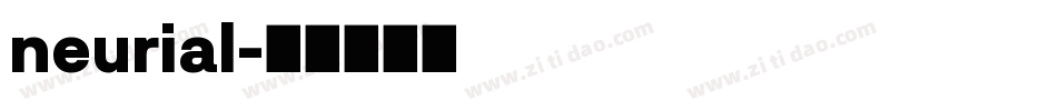 neurial字体转换