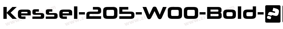 Kessel-205-W00-Bold字体转换
