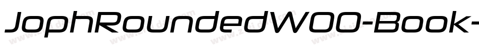 JophRoundedW00-Book字体转换