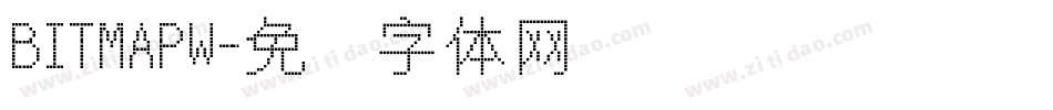 BITMAPW字体转换