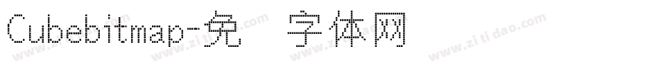 Cubebitmap字体转换