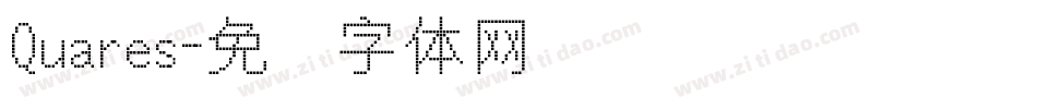 Quares字体转换