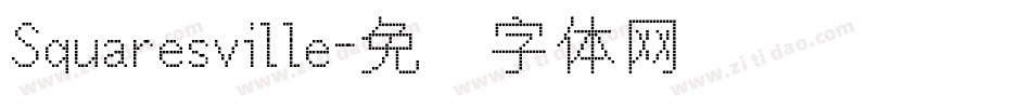 Squaresville字体转换