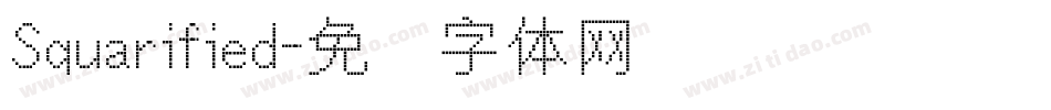 Squarified字体转换
