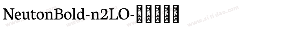 NeutonBold-n2LO字体转换