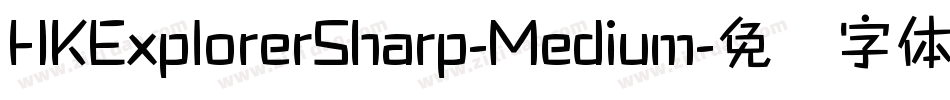 HKExplorerSharp-Medium字体转换