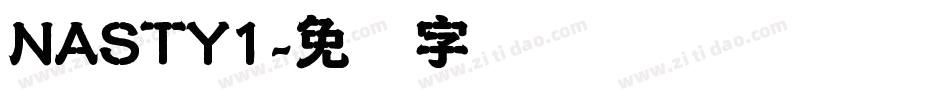 NASTY1字体转换