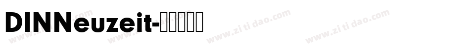 DINNeuzeit字体转换