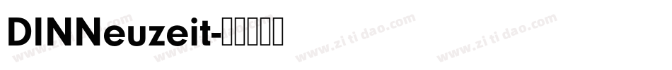 DINNeuzeit字体转换