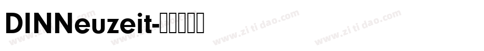 DINNeuzeit字体转换