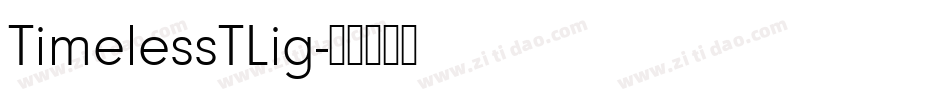 TimelessTLig字体转换